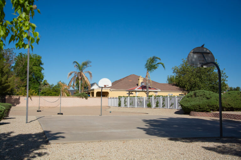 Basketball and Volleyball Court