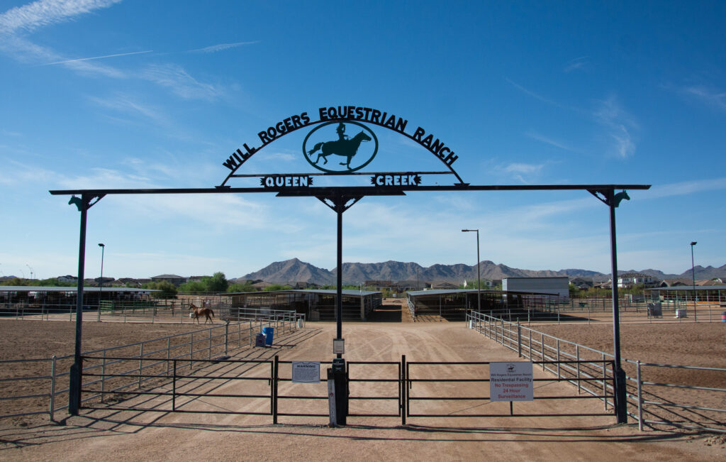 Will Rogers Equestrian Ranch Facility Gate