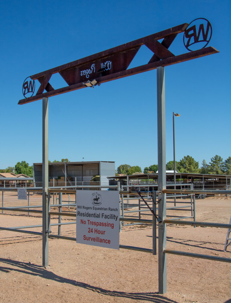 Equestrian Facility Queen Creek Wash Entrance